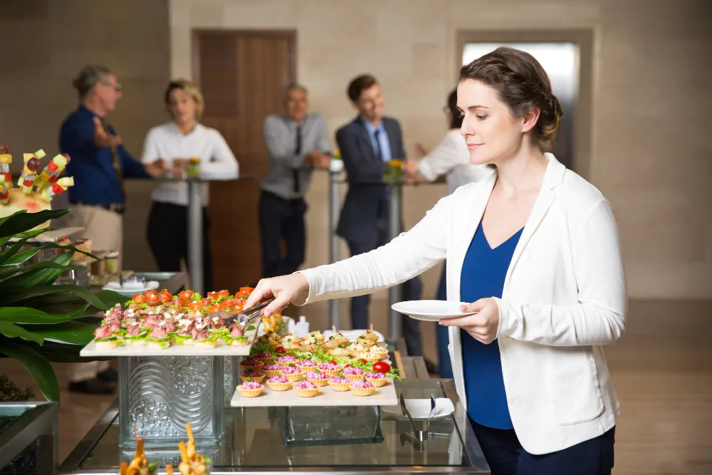 Hoeveel catering per persoon